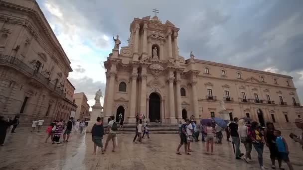 Siracusa, a cidade velha — Vídeo de Stock