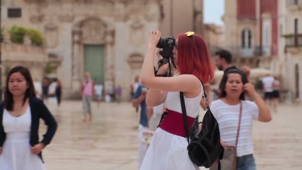 Siracusa, la ciudad vieja — Vídeos de Stock