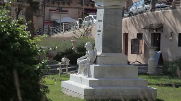 Medeltida staden Noto ön Sicilien — Stockvideo