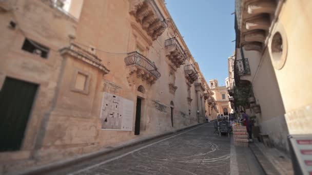 Medieval City Noto island of Sicily — ストック動画