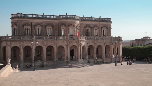 Medieval City Noto island of Sicily — ストック動画