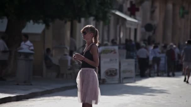 Ciudad medieval Noto isla de Sicilia — Vídeo de stock