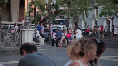 Catania 27 Temmuz Sicilya Adası, İtalya