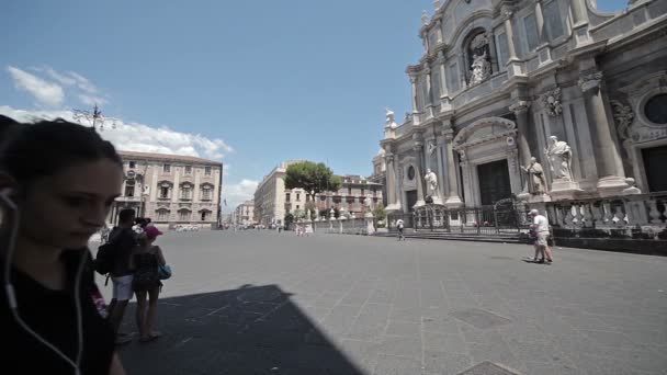 Catania 27 luglio 17 Sicilia, Italia — Video Stock