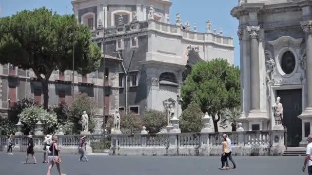 Catania 27 juli 17 Sicilien, Italien — Stockvideo