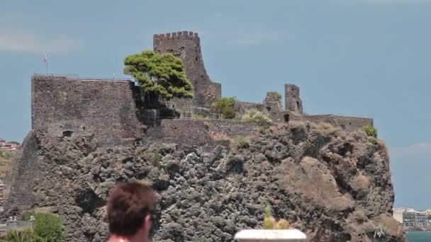 Катания 27 июля 17 остров Сицилия, Италия — стоковое видео