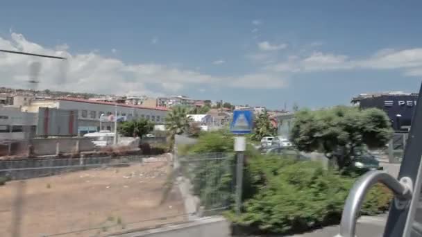 Catania 27 Július 17 Szicília sziget, Olaszország — Stock videók