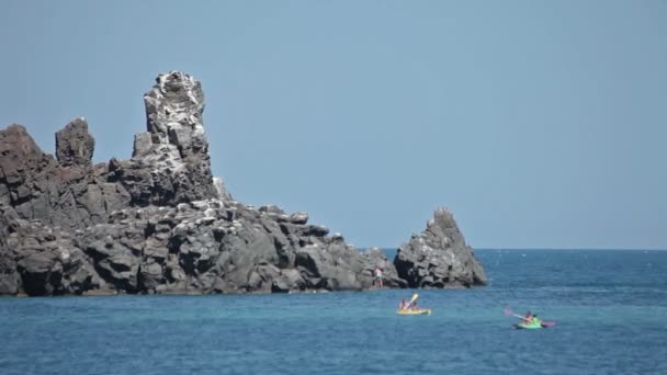 Catania 27 julho 17 Sicilia ilha, Itália — Vídeo de Stock