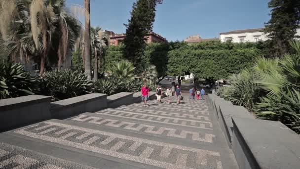 Catania 27 Temmuz Sicilya Adası, İtalya — Stok video