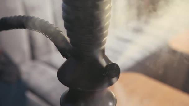 Process of making hookah for smoking. concept of smoking hookah — Stock Video