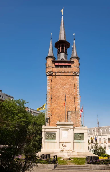Kortrijk Φλάνδρα Βέλγιο Ιουλίου 2018 Καμπαναριό Μνημείο Παγκόσμιας Κληρονομιάς Της — Φωτογραφία Αρχείου