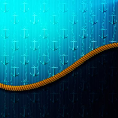 Metin için yer ile deniz arka plan.