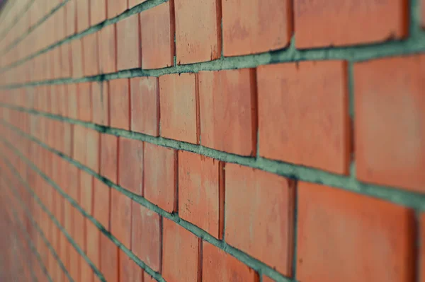 Endless red brick wall texture — Stock Photo, Image