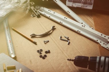 Mobilya, okul mobilya için takımları, kaydırma Meclisi için Araçlar