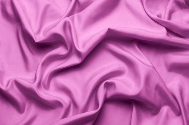 İpek kumaş veya statinler, pembe dalgalar ile pürüzsüz, arka plan veya duvar kağıdı olarak kullanılabilir