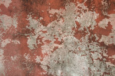 Alçı, yıpranmış boya ve kalıp ile eski taş duvar. Olarak kullanılabilir