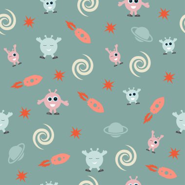 çocuklar için sorunsuz alan deseni