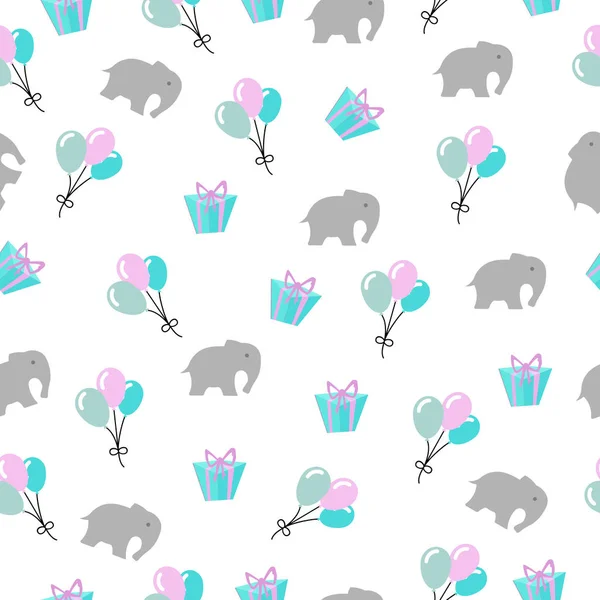 Elefante animal dos desenhos animados —  Vetores de Stock