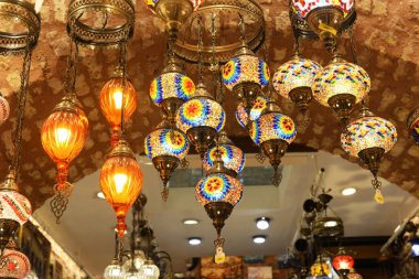 geleneksel süslemeler mozaik dekorasyon lambaları i