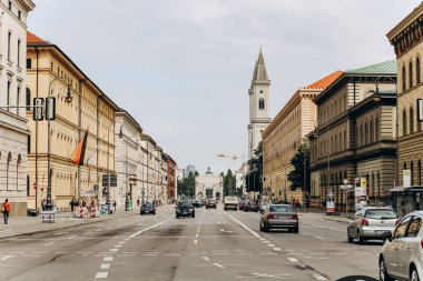 Almanya, Münih - 01 Eylül 2013. Münih üstten görünüm.