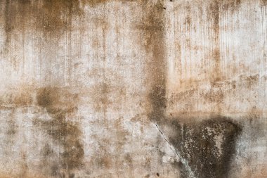 Yaş olarak çatlamış beton alçı duvar arkaplanı ve doku biçimi