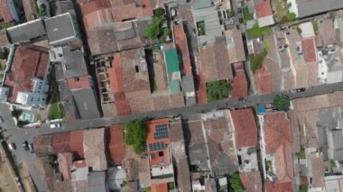 Galle Fort Srilanka hava video Hint Okyanusu Galle feneri, çatı Üstten Görünüm