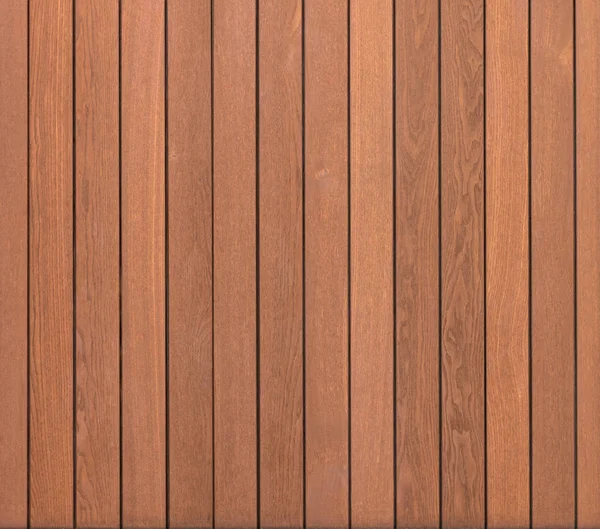 Lige smukke træ tekstureret brune planker. Abstrakt moderne trendy baggrund - Stock-foto
