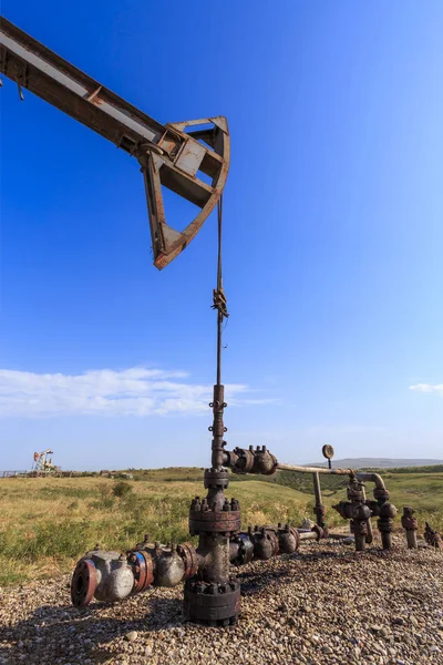 Pompa Oleju Urządzenia Przemysłu Naftowego — Zdjęcie stockowe