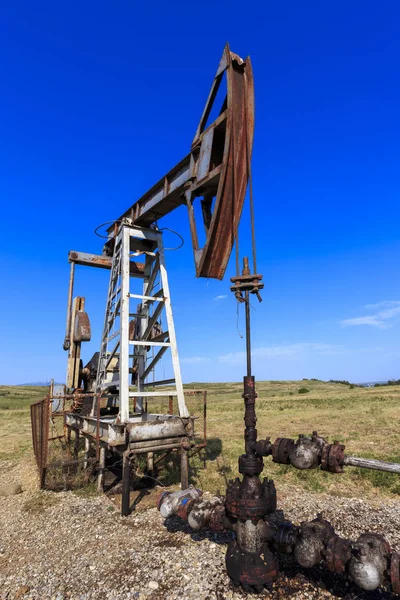 Pompa Oleju Urządzenia Przemysłu Naftowego — Zdjęcie stockowe