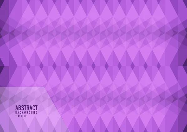 Polígono Abstracto Sobre Fondo Púrpura Luz Vector Púrpura Brillante Patrón — Archivo Imágenes Vectoriales