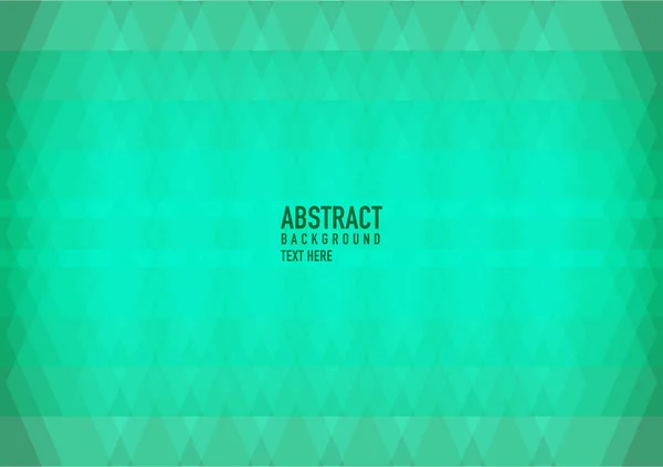 Polygon Abstrakt Grön Bakgrund Ljusgrön Vektor Lysande Triangulärt Mönster Elegant — Stock vektor