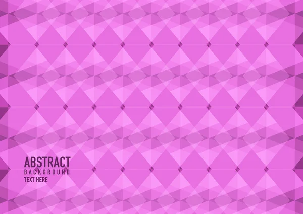 Polygone Abstrait Sur Fond Rose Vecteur Rose Clair Brillant Motif — Image vectorielle