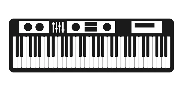 Sintetizador icono vector aislado sobre fondo blanco para su diseño web y aplicación móvil, Concepto de logotipo sintetizador — Vector de stock