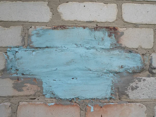 Metnin Için Mavi Renkli Bir Yeri Olan Beyaz Bloklardan Oluşan — Stok fotoğraf