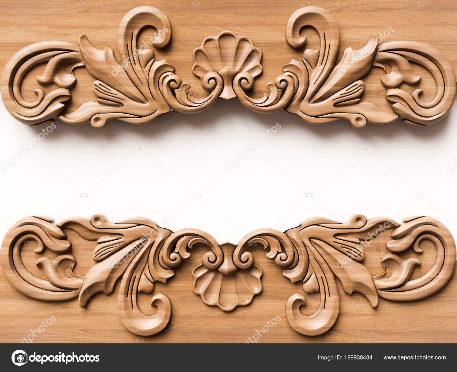 Wooden Ornament Background Illustration Stock Photo by ©Studiotan 199938484