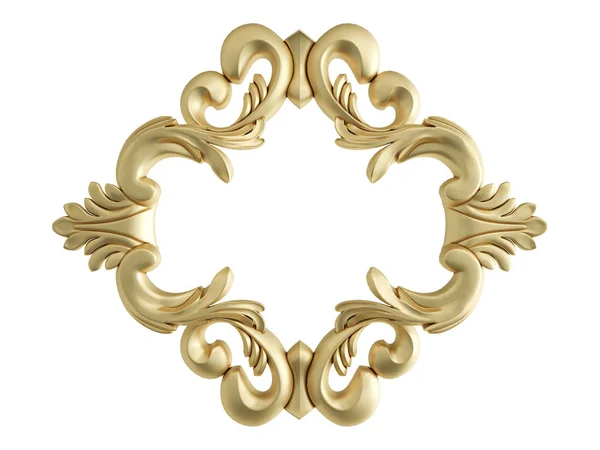 Goldschmuck Auf Weißem Hintergrund Vereinzelt Illustration — Stockfoto