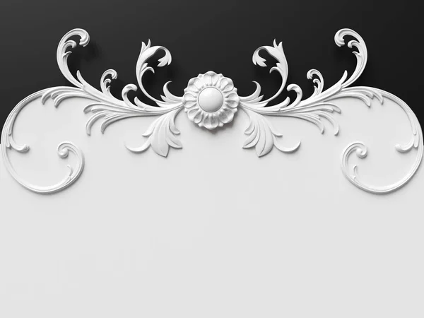 Εκλεκτής Ποιότητας Λευκό Κάρτα Στολίδι Διακόσμηση Απεικόνιση — Φωτογραφία Αρχείου