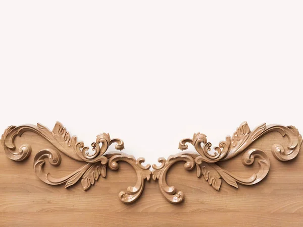 Holz Ornament Hintergrund — Stockfoto