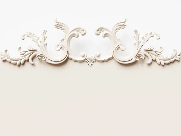 Carta vintage con decorazione ornamento — Foto Stock