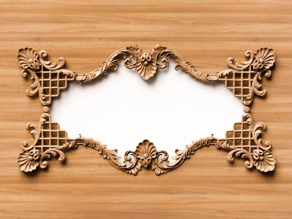 Collection wooden ornament background — Stock Photo, Image