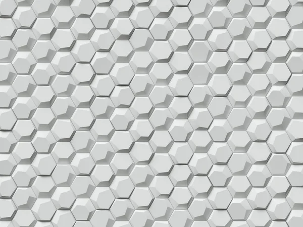 Bílá Geometrická Textura Origami Papírový Styl Geometrické Prvky Vykreslování Pozadí — Stock fotografie