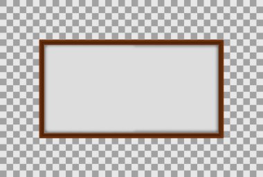 Bir beyaz tahta üzerinde şeffaf arka plan illüstrasyon