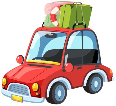 Bir yolculuğa örnek bir araba