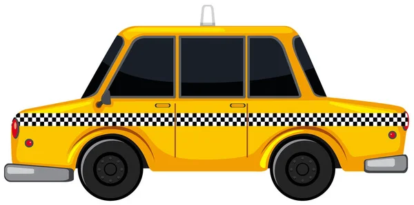 Una Ilustración Taxi Estilo Neoyorquino — Vector de stock