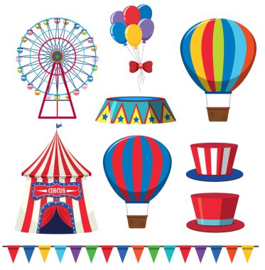 Bir tema parkı unsuru Ayarla örnek