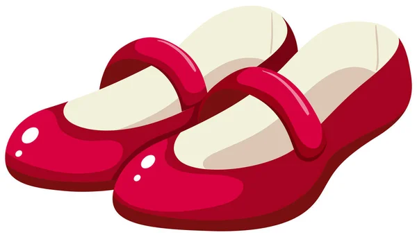 女性の靴のペアのイラスト — ストックベクタ