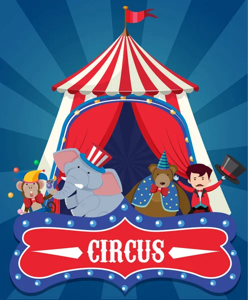 Illustration Modèle Élément Circus — Image vectorielle