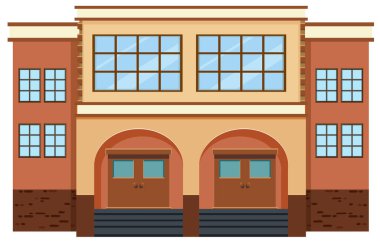 Dış bir bina şekil