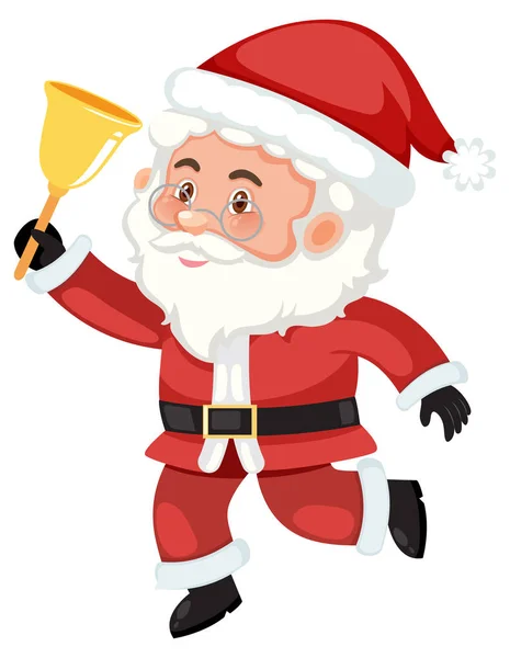 Santa Claus Character White Background Illustration — Stock Vector