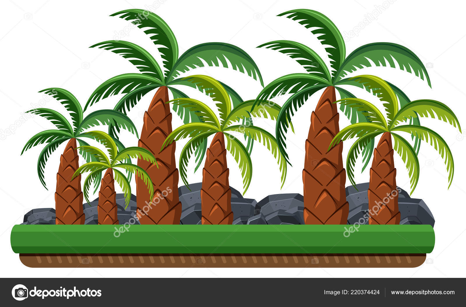 给孩子们涂棕榈树的颜色页。棕榈树的颜色和痕迹。可打印儿童活动有趣的夏季工作单。涂鸦棕榈树剪贴画、元素、图标矢量图插图。 库存矢量图（免版税）2631901119  | Shutterstock, image size:1600x1054